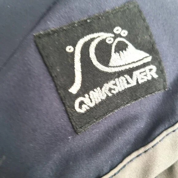 QUIKSILVER DARK BLUE/ GREY VINTAGE BOARDSHORTS Size 24 - Picture 9 of 9